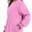 WIHOLL Womens Oversized Sweatshirts Crewneck Long Sleeve Tops Fleece Pullover Fall Fashion Clothes with Pocket Pink XX-Large